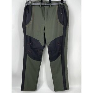 Bombshell Pants Mens 38x34 Green Summitskin Softshell Snow‎ Hiking Outdoor